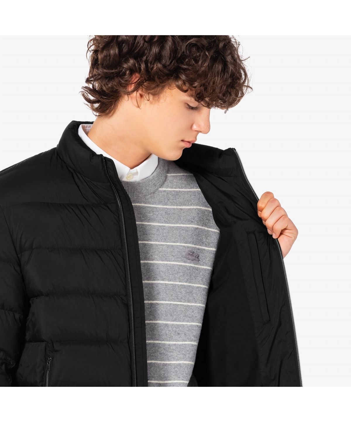라코스테(LACOSTE) 남성 울트라 라이트 다운 BH790E-55N 031