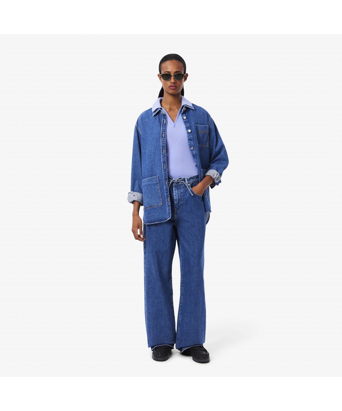 라코스테(LACOSTE) 여성 3D 하프집업 스웨터 AF2572-55N 5QD