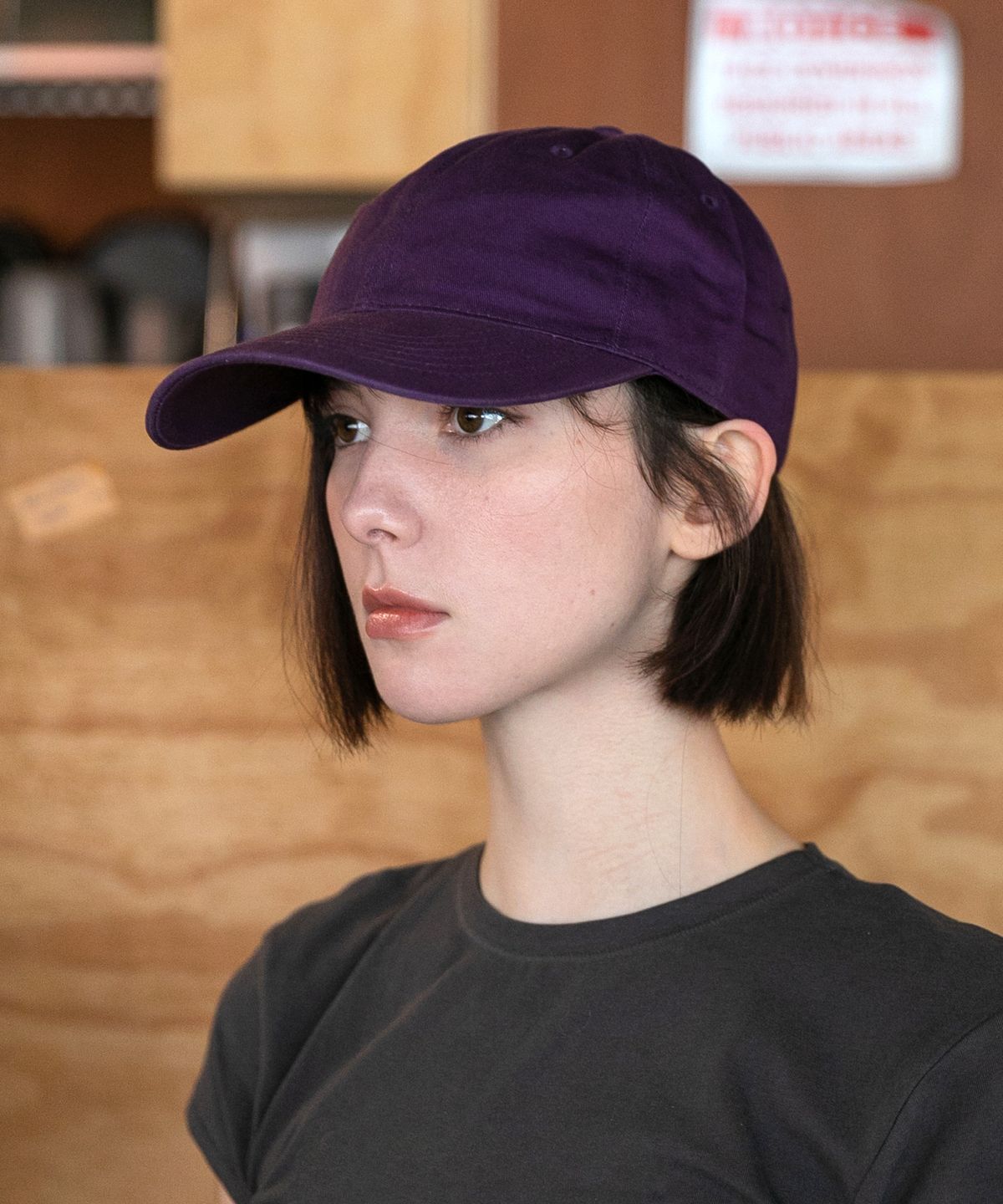 챕터(CHAPTER) CASUAL WASHING BALL CAP-퍼플