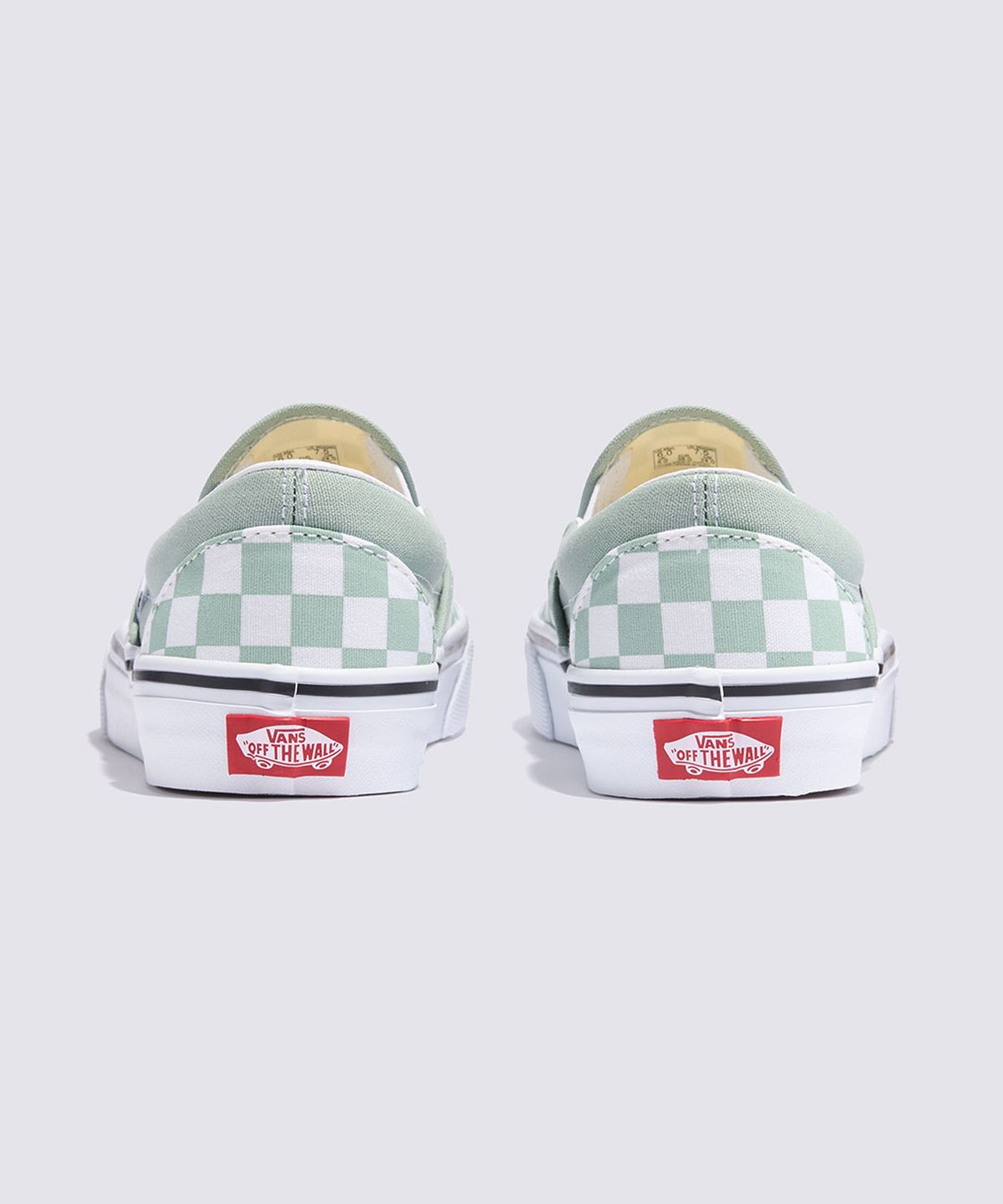 반스(VANS) 클래식 슬립온 - (컬러 띠어리) 체커보드 그레이올리브 / VN000D6YEMW1