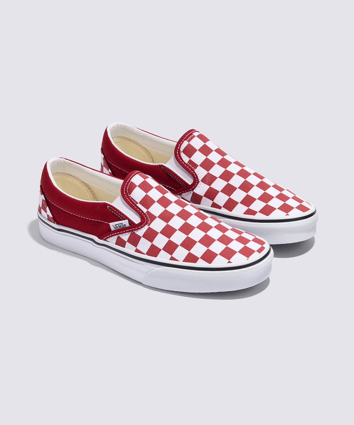 반스(VANS) 클래식 슬립온 - (체커보드) 칠리페퍼 / VN000DAH14A1