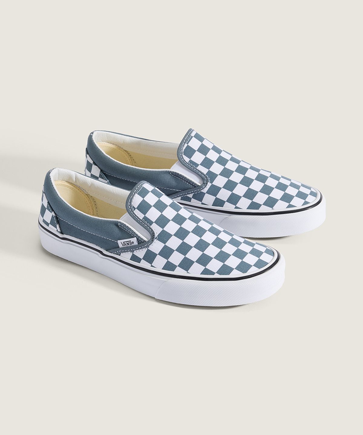 반스(VANS) 클래식 슬립온 - (컬러띠어리) 체커보드 스톰웨더 / VN000DAHRV21