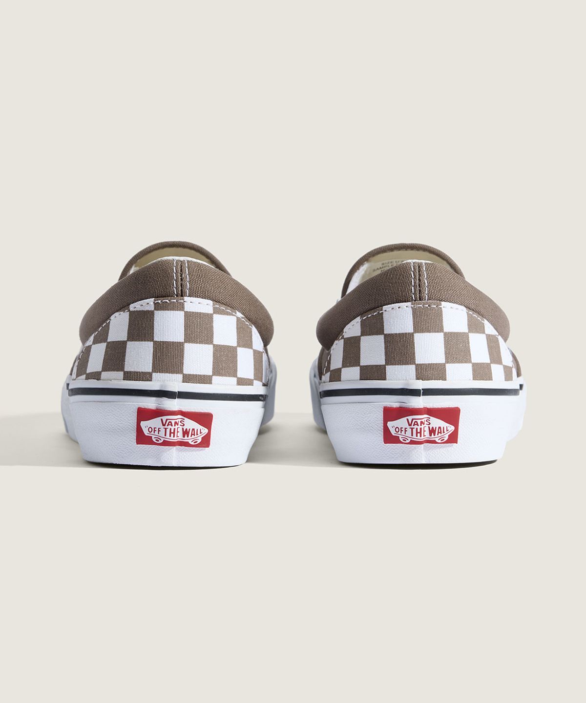 반스(VANS) 클래식 슬립온 - (컬러띠어리) 체커보드 월넛 / VN000BVZ1NU1