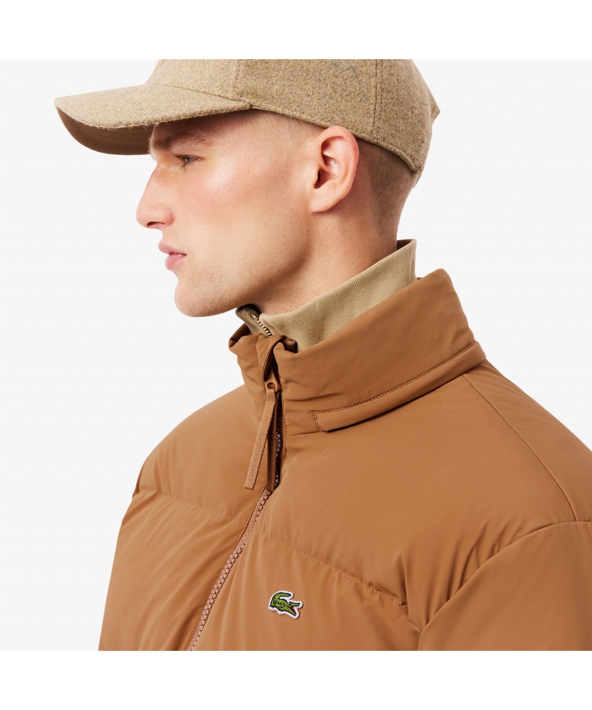 라코스테(LACOSTE) 남성 하이넥 덕다운 푸퍼 BH9052-55N PWS