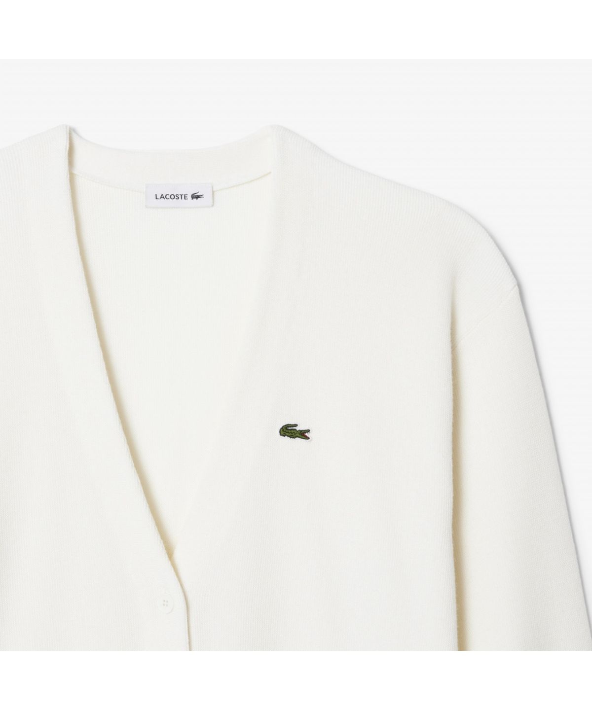 라코스테(LACOSTE) 여성 링스링스 브이넥 가디건 AF4143-55N 70V