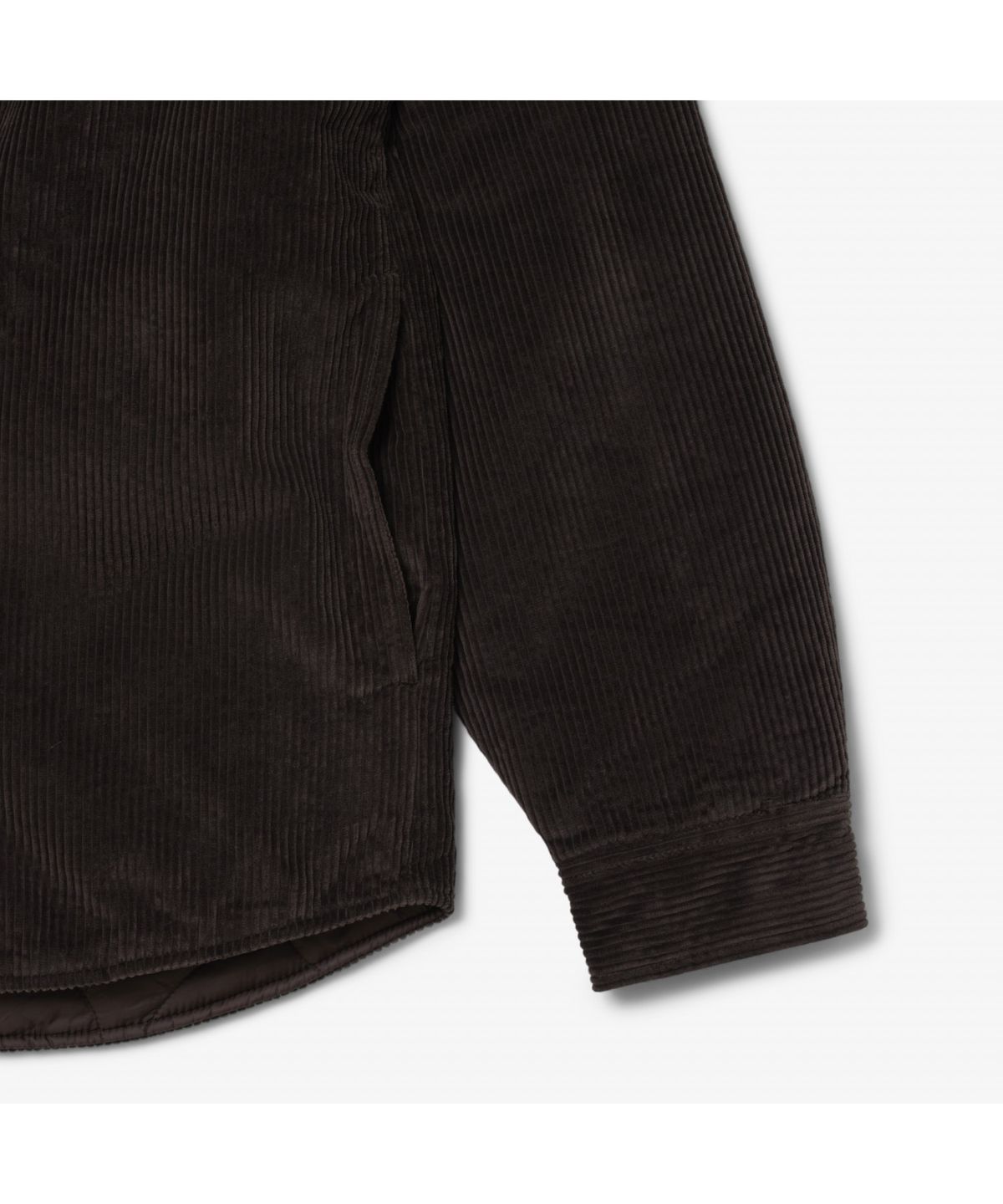 라코스테(LACOSTE) 남성 코듀로이 패딩 셔켓 CH7211-55N SKB