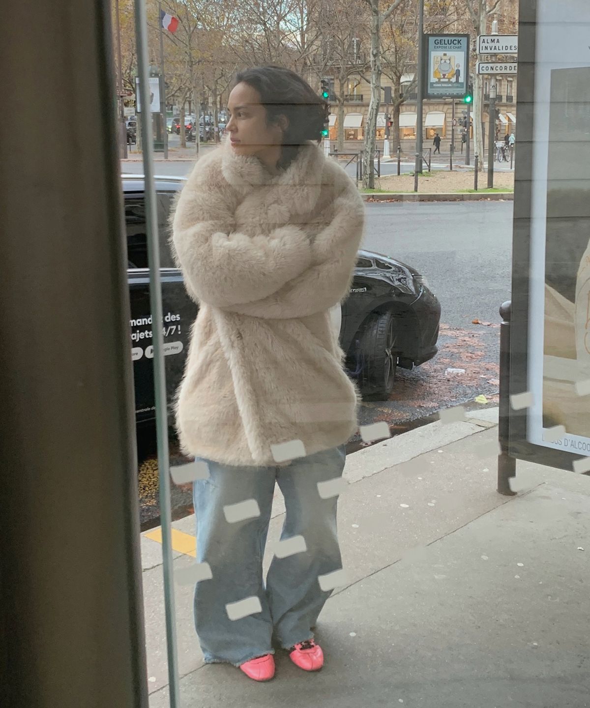 씨타(CITTA) Vintage Soft Fur Coat_CTO150(Ivory)
