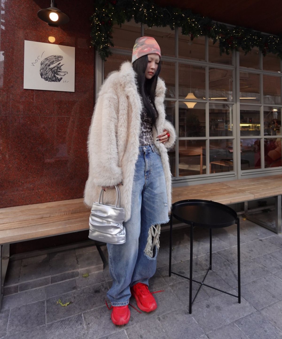 씨타(CITTA) Vintage Soft Fur Coat_CTO150(Ivory)