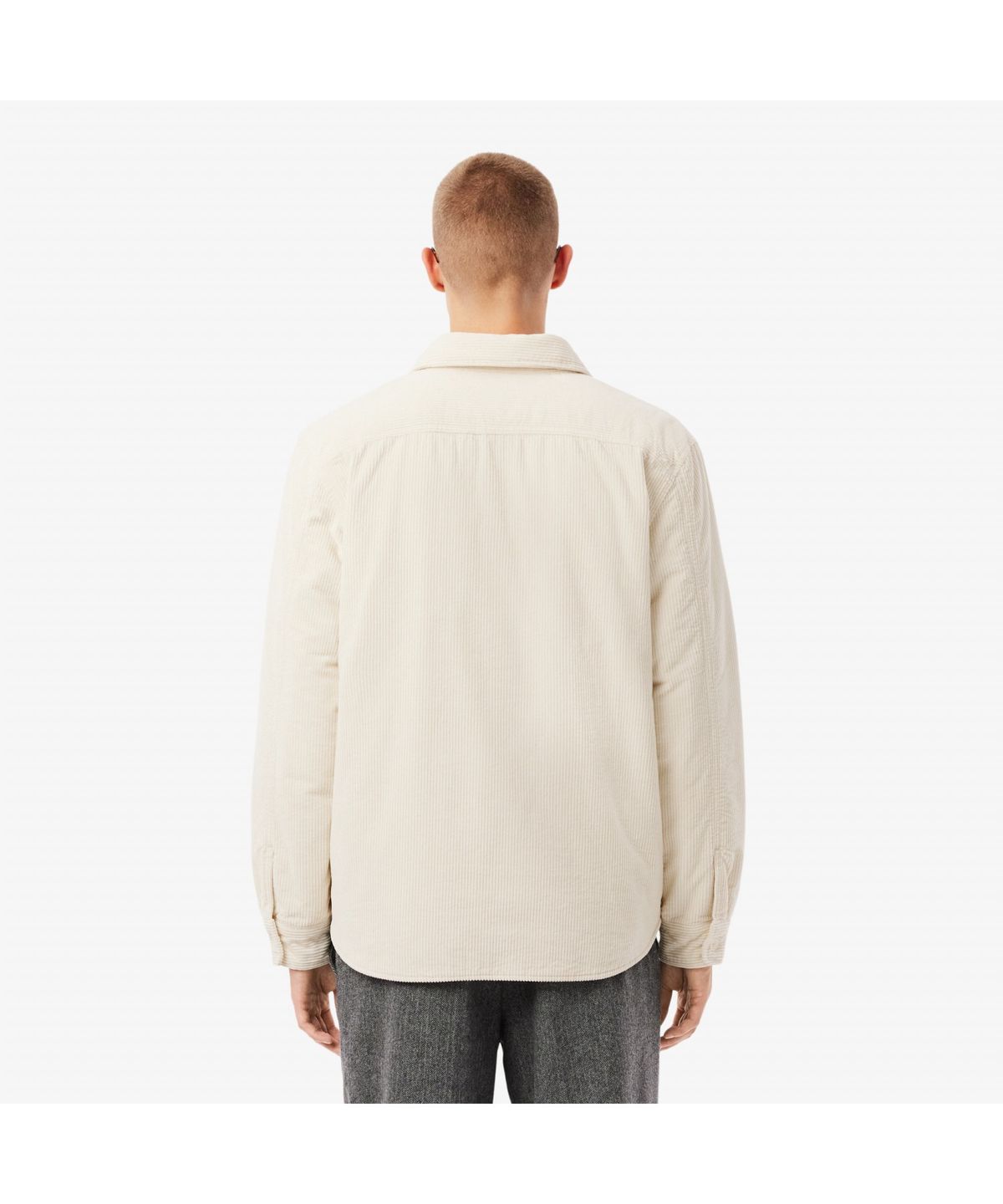 라코스테(LACOSTE) 남성 코듀로이 패딩 셔켓 CH7211-55N XFJ