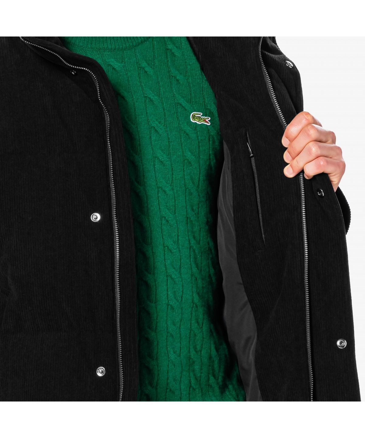 라코스테(LACOSTE) 남성 코듀로이 다운 BH703E-55N 031