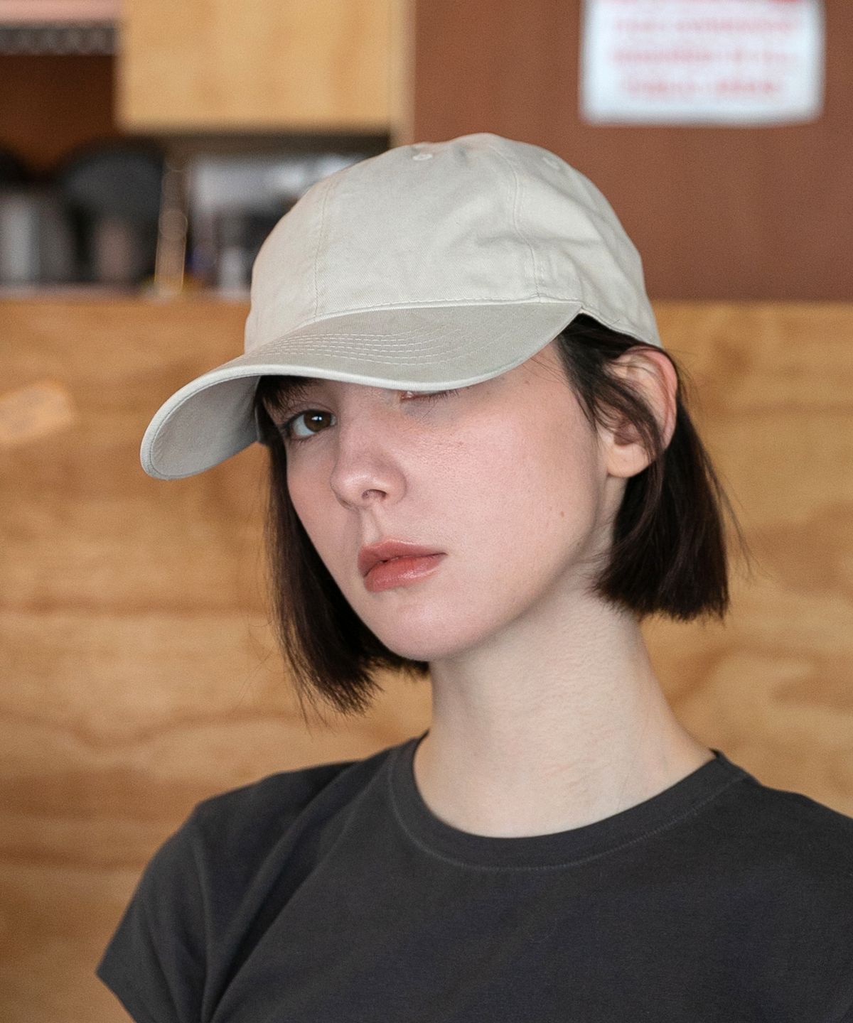 챕터(CHAPTER) STANDARD CATION BALL CAP-라이트베이지
