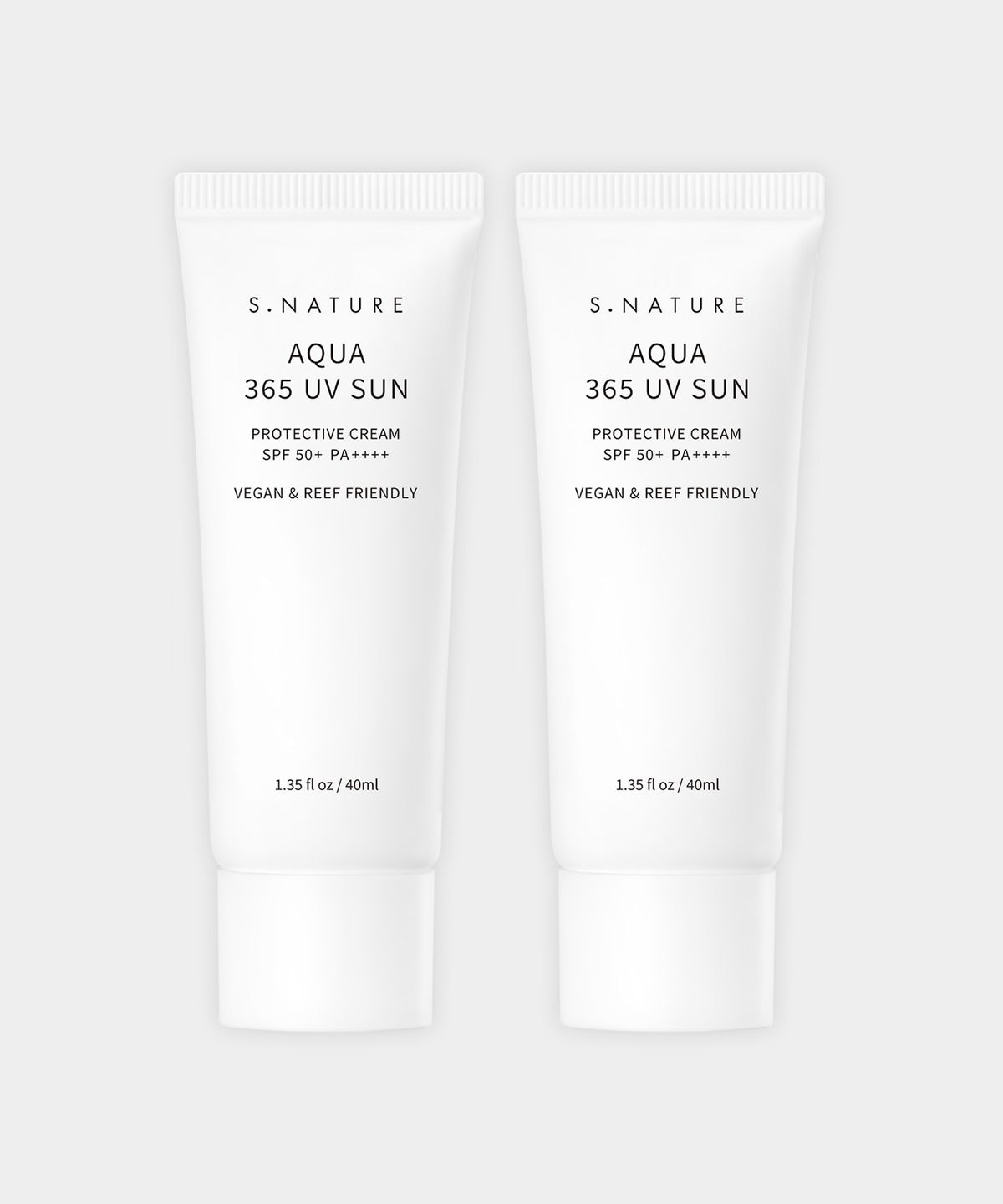에스네이처(S.NATURE) [2PACK] 아쿠아 365 유브이 선크림 40ml