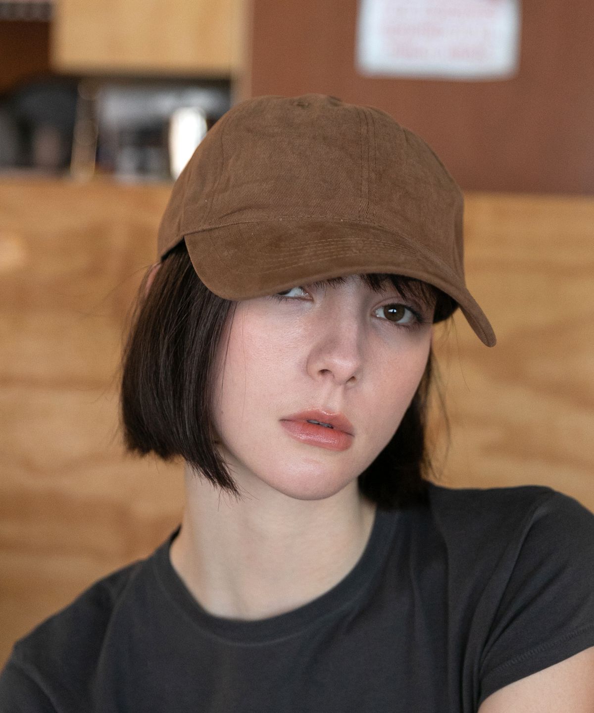 챕터(CHAPTER) SIGNATURE PEACH BALL CAP-베이지