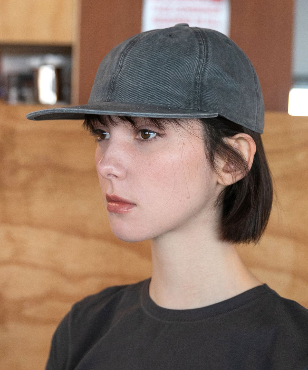 챕터(CHAPTER) STANDARD FLAT BALL CAP-차콜