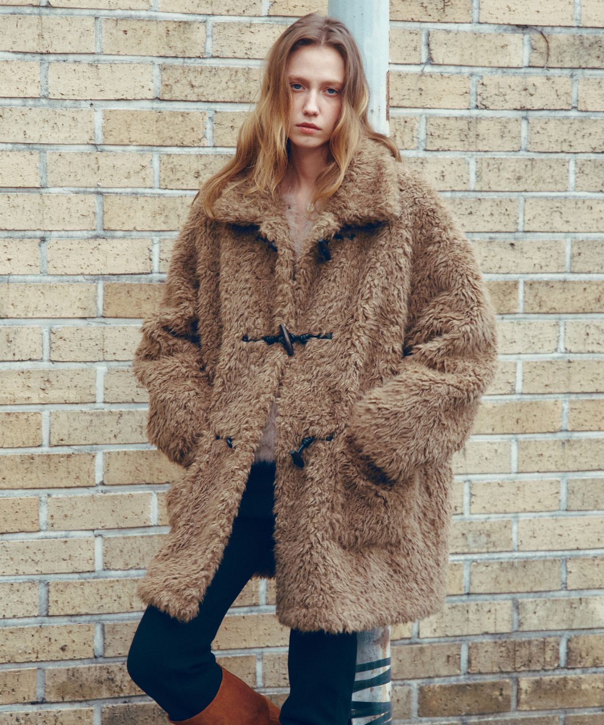 씨타(CITTA) Toggle Point Fur Coat_CTO149(3color)