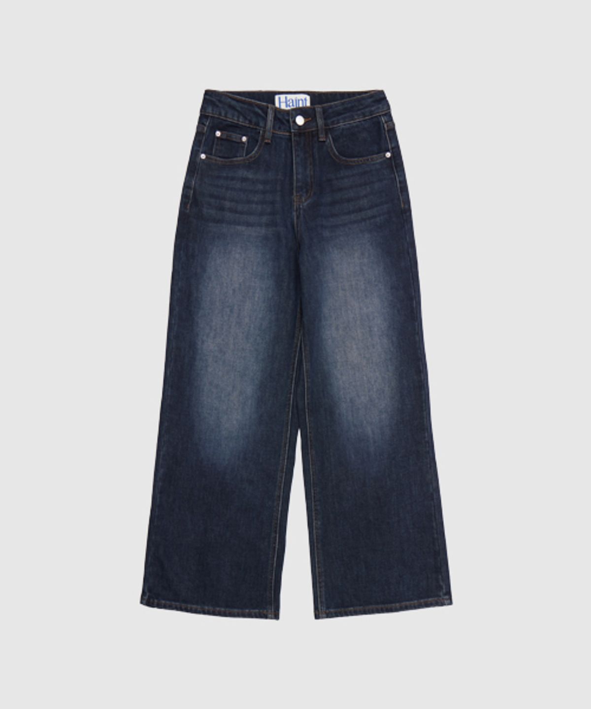 헤인트(HAINT) [기모] TEMBER WIDE DENIM PANTS_DARK BLUE