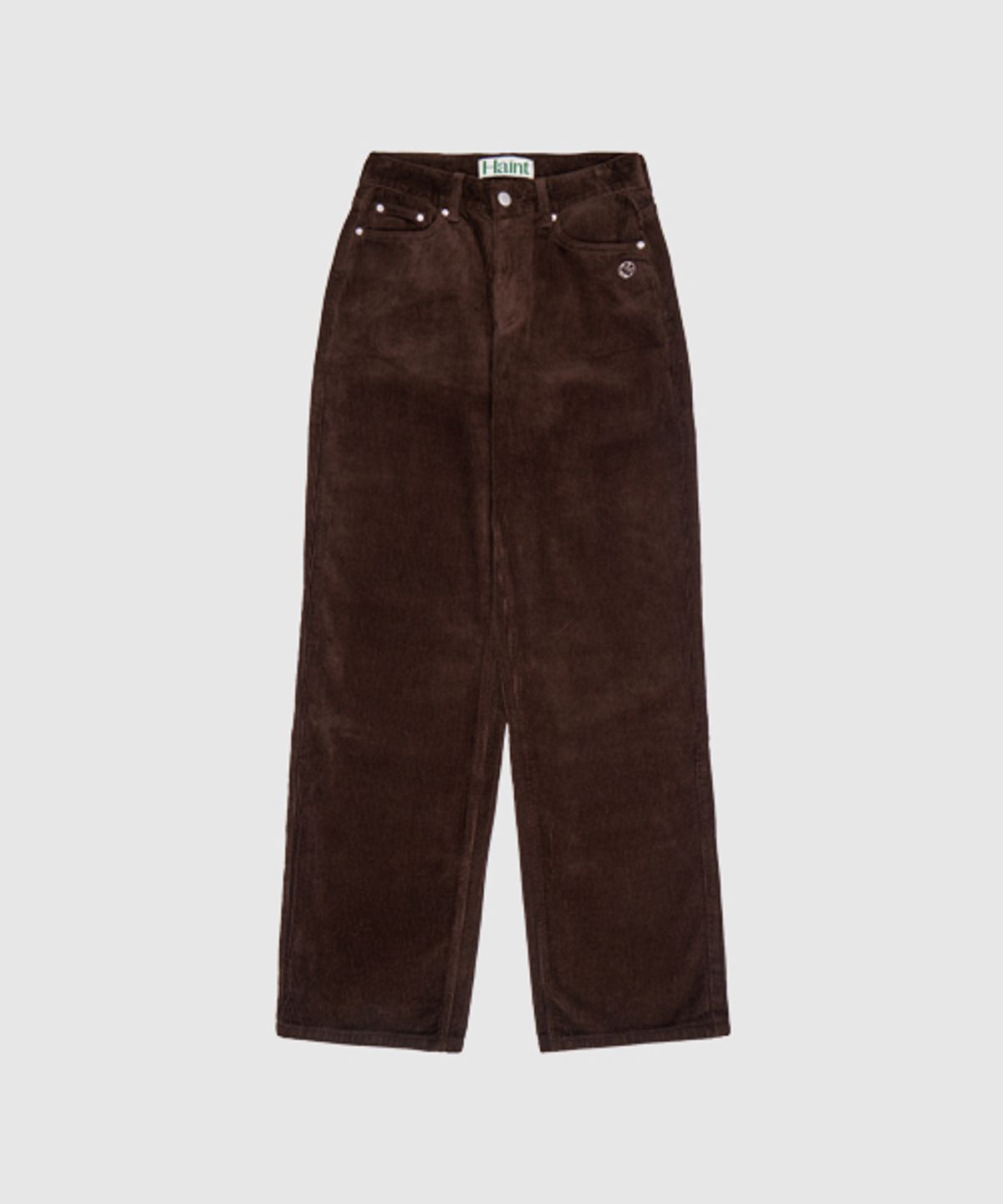 헤인트(HAINT) HAZEL STRAIGHT-CUT CORDUROY PANTS 6COL_BROWN