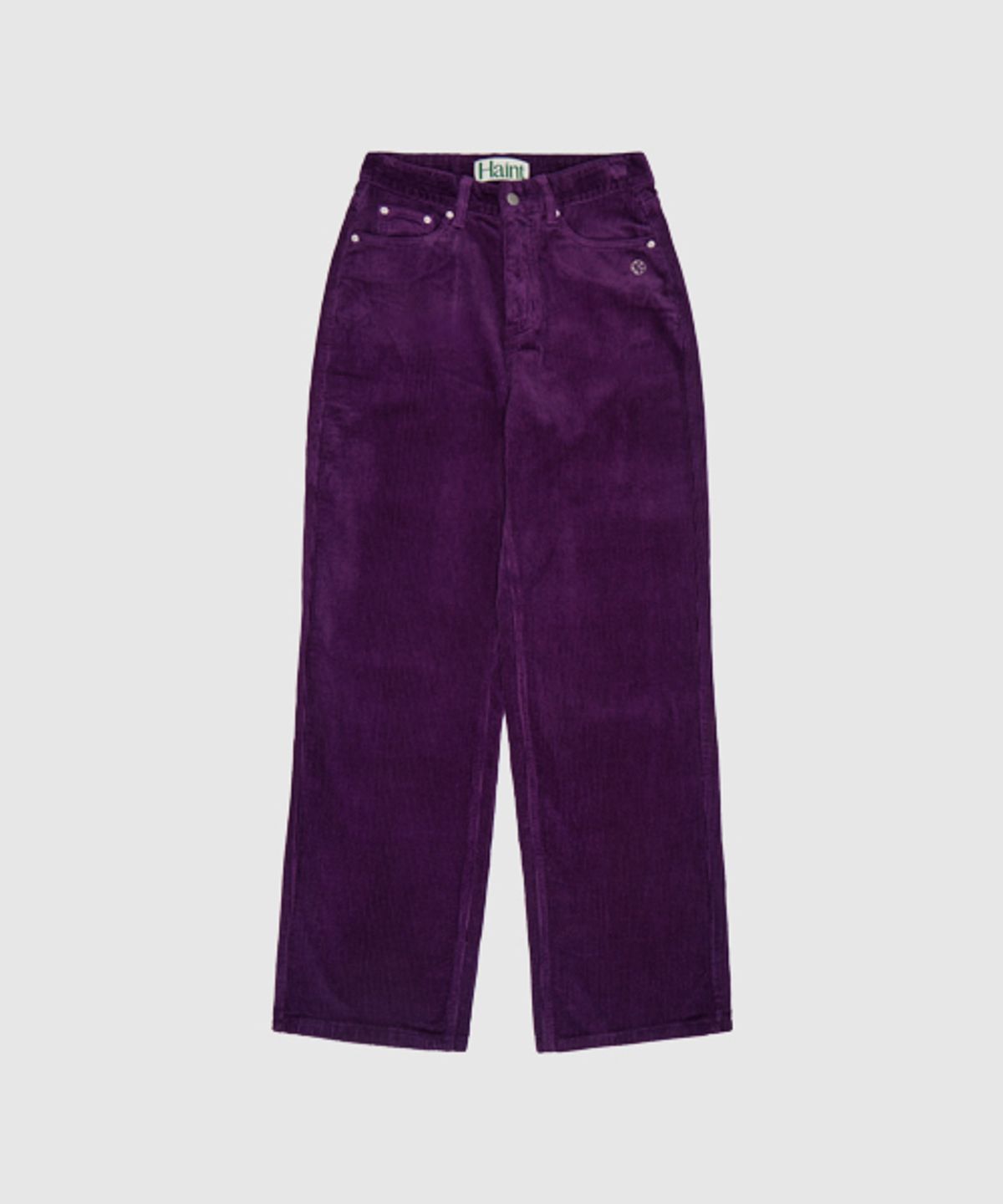 헤인트(HAINT) HAZEL STRAIGHT-CUT CORDUROY PANTS 6COL_PURPLE