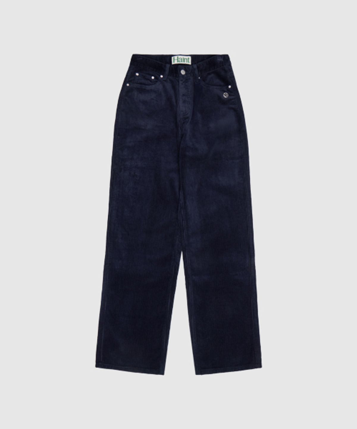 헤인트(HAINT) HAZEL STRAIGHT-CUT CORDUROY PANTS 6COL_NAVY