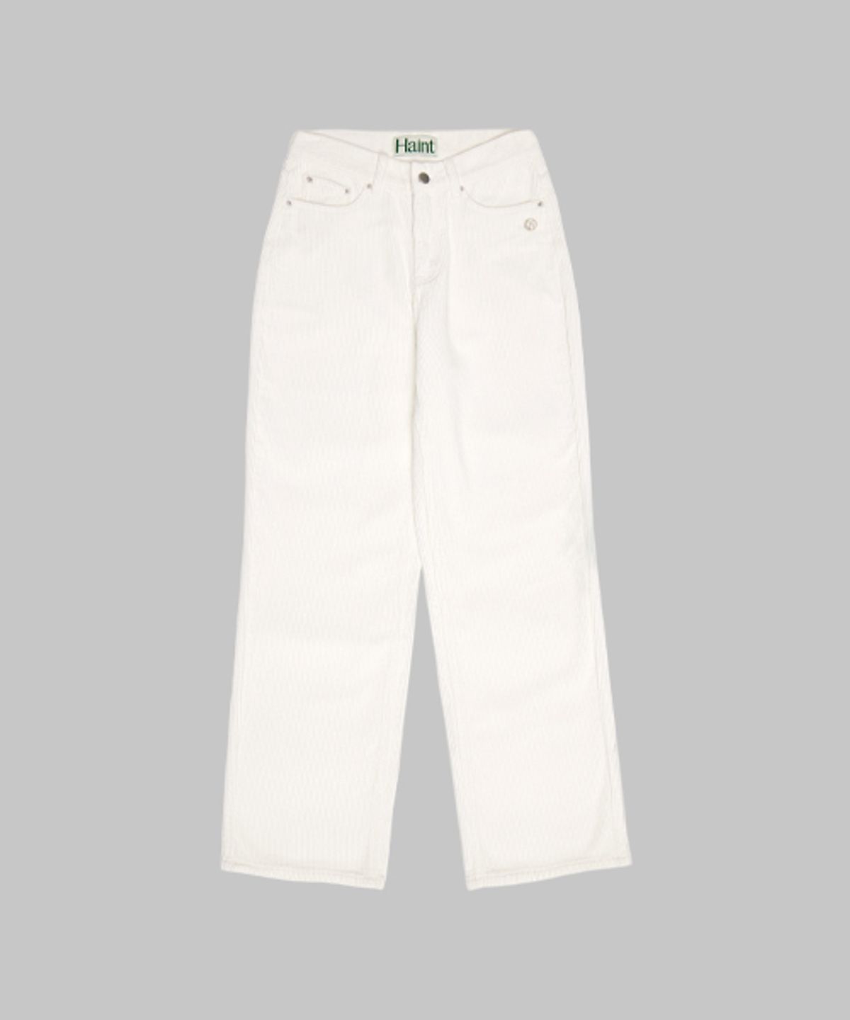 헤인트(HAINT) HAZEL STRAIGHT-CUT CORDUROY PANTS 6COL_IVORY
