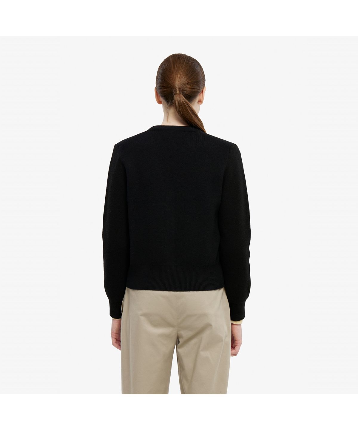 라코스테(LACOSTE) 여성 베이직 브이넥 가디건 AF209E-55N 031