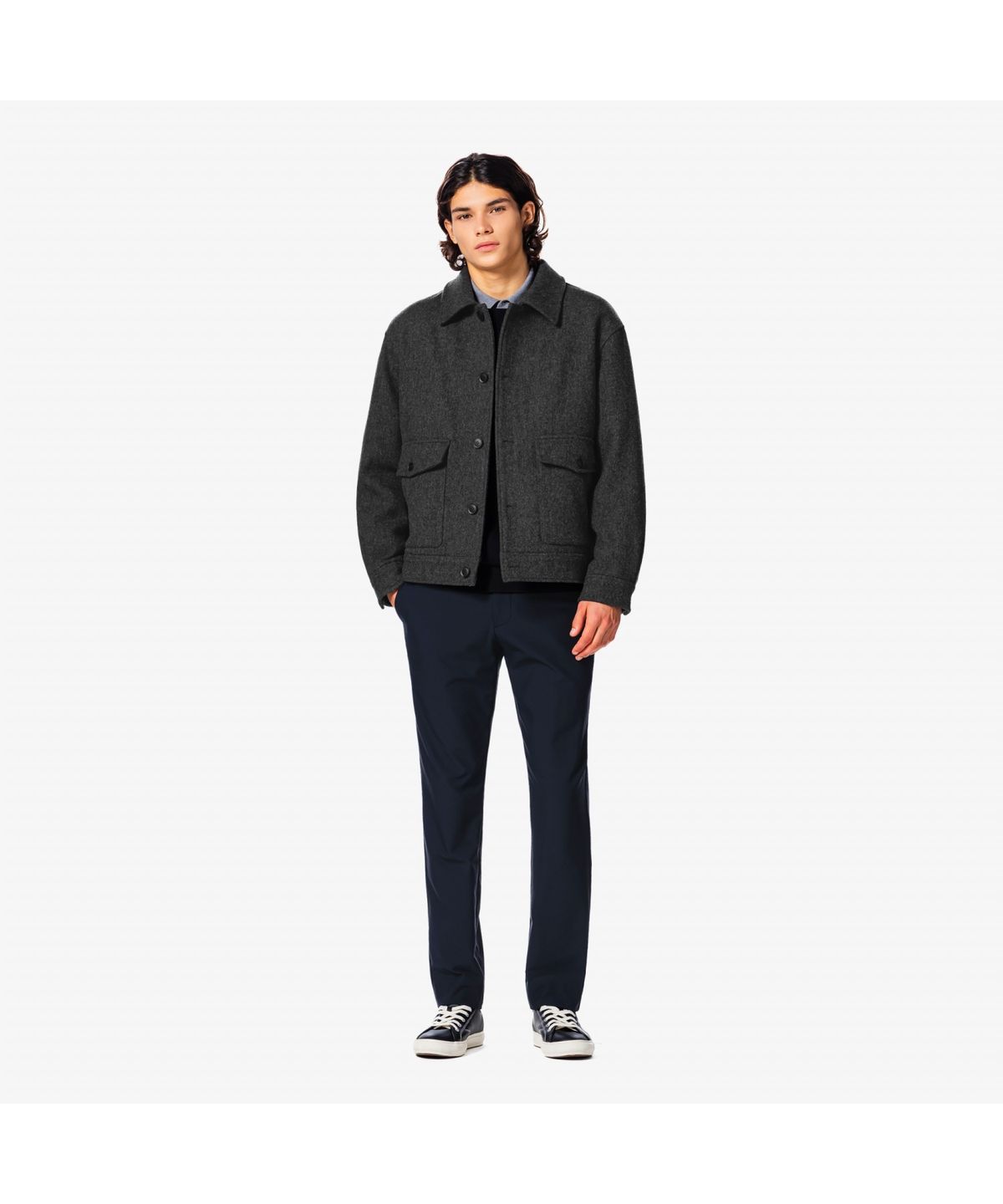 라코스테(LACOSTE) 남성 퀼팅 안감 울 드리즐러 자켓 BH533E-55N CCA