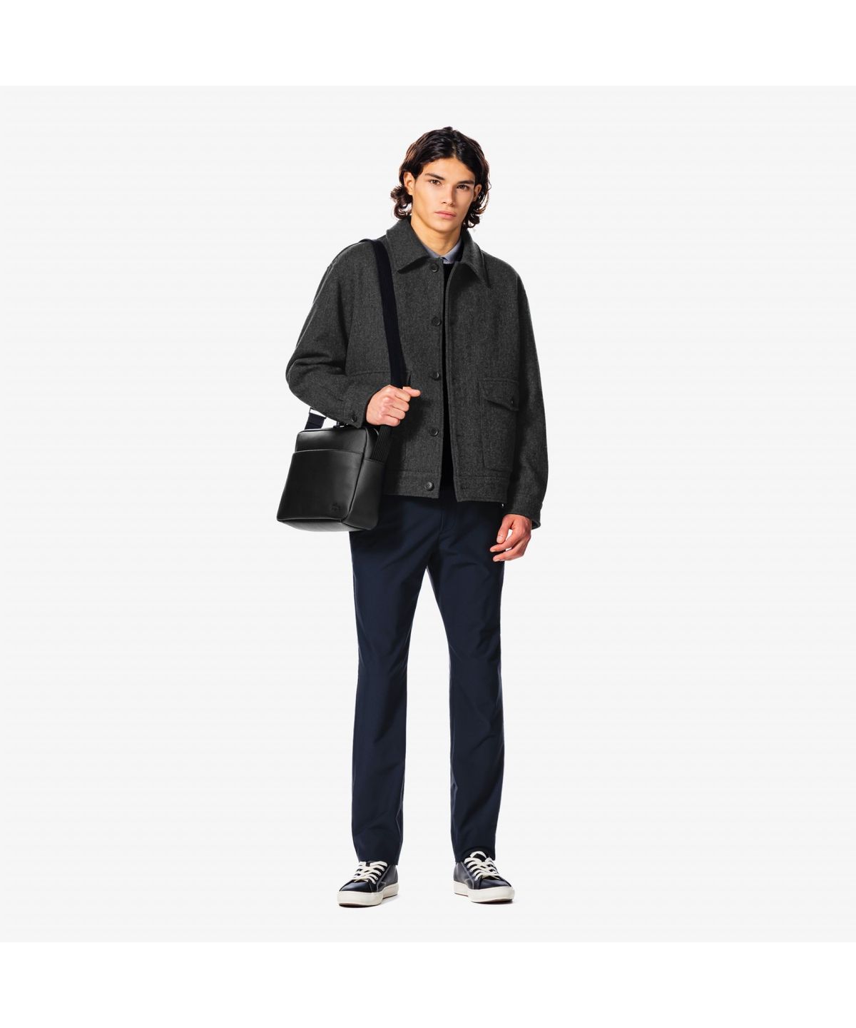 라코스테(LACOSTE) 남성 퀼팅 안감 울 드리즐러 자켓 BH533E-55N CCA