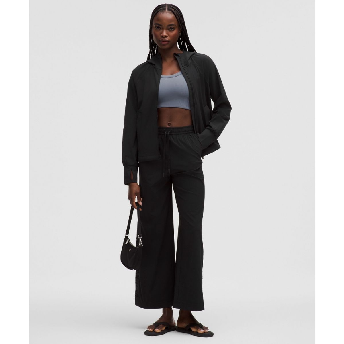 룰루레몬(LULULEMON) 라이트웨이트 스트레치 UV 프로텍티브 재킷  BLK