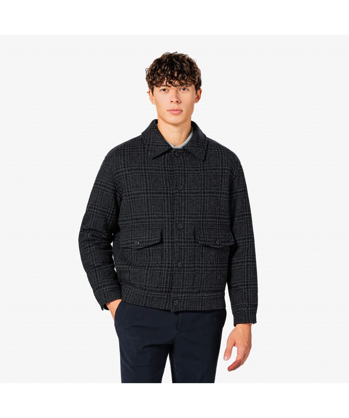 라코스테(LACOSTE) 남성 퀼팅 안감 울 드리즐러 자켓 BH533E-55N 050