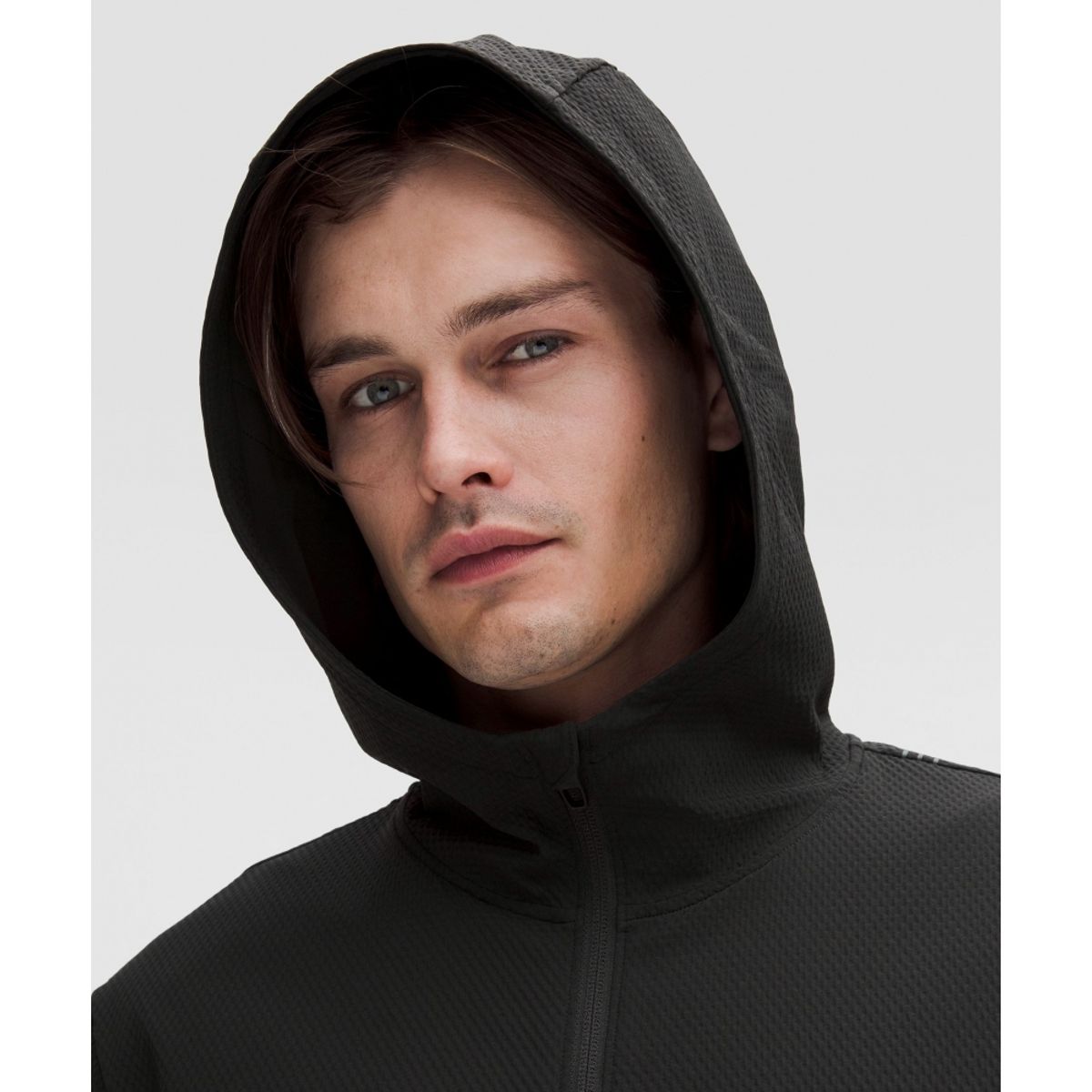룰루레몬(LULULEMON) 라이선스 투 트레인 텍스처드 풀집  BLK