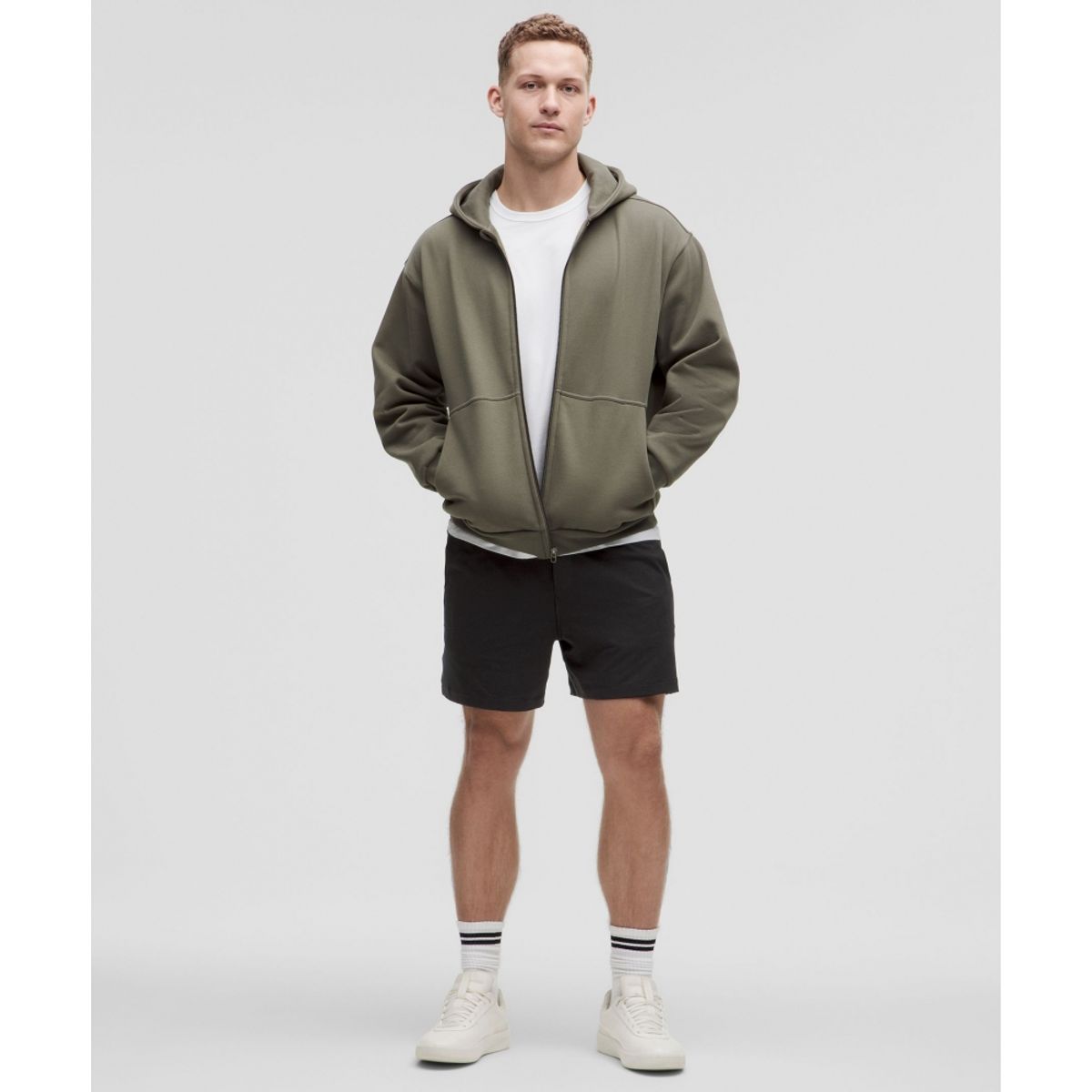 룰루레몬(LULULEMON) 소프트 저지 쇼츠 5inch  BLK