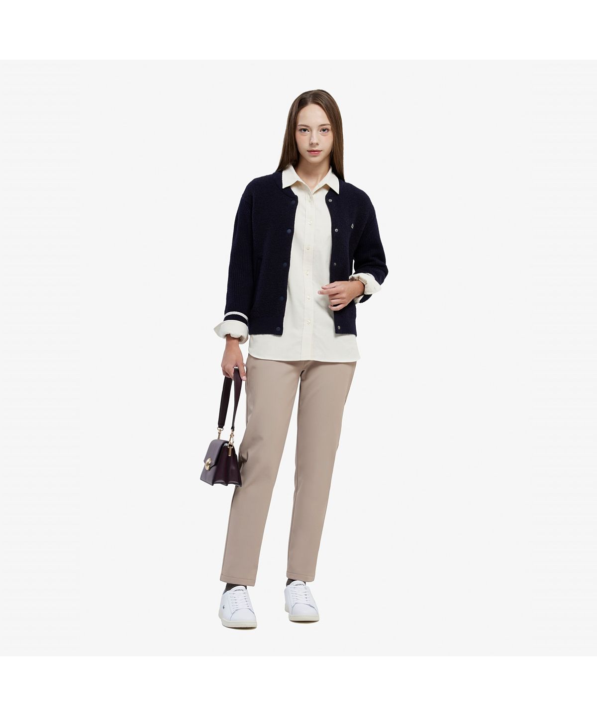 라코스테(LACOSTE) 여성 스타디움 가디건 AF219E-55N HDE