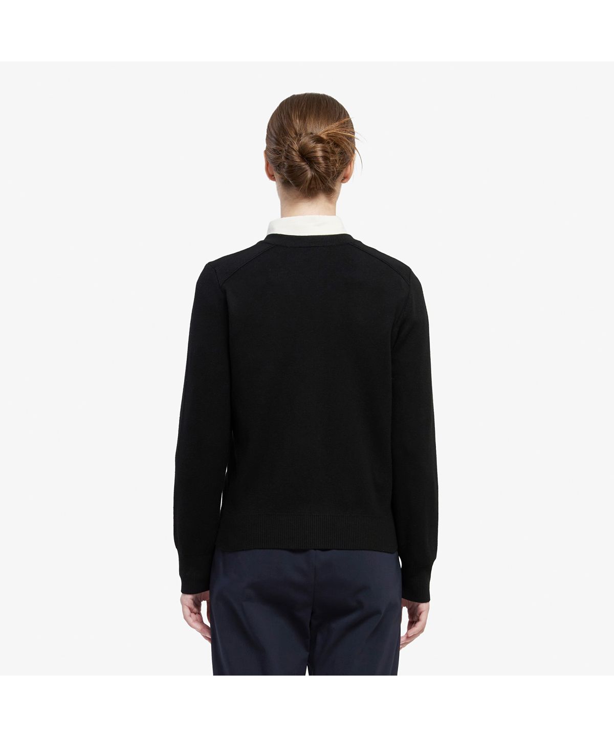 라코스테(LACOSTE) 여성 컬러 티핑 버튼 가디건 AF930E-55N 031