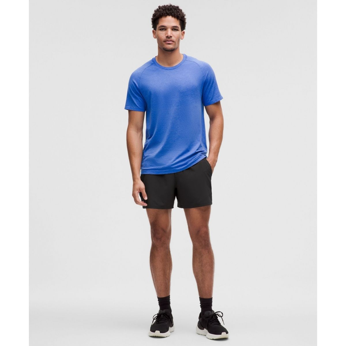룰루레몬(LULULEMON) 페이스 브레이커 라이너리스 쇼츠 5inch *업데이트  BLK
