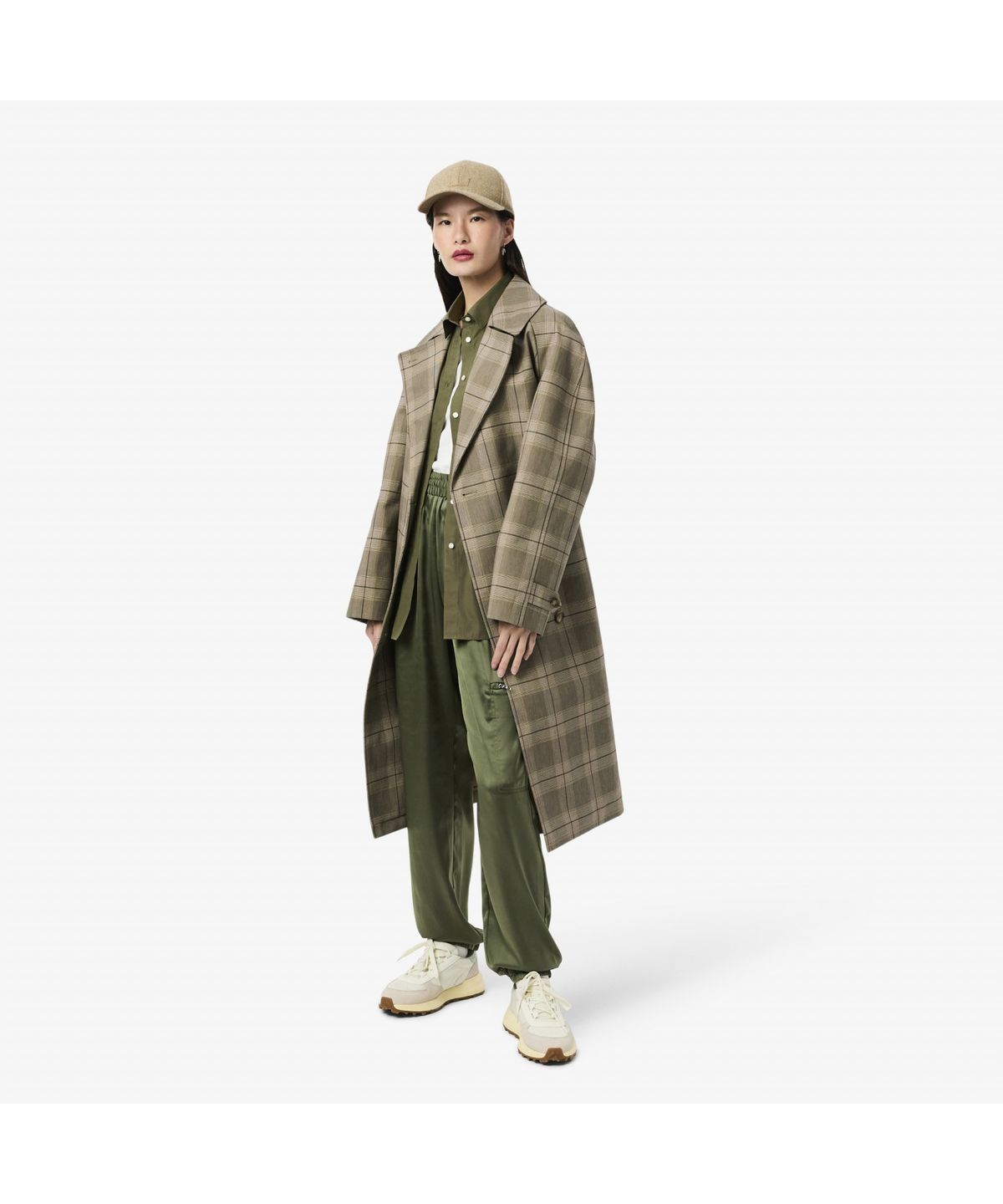 라코스테(LACOSTE) 여성 오버사이즈 포플린 셔츠 CF0215-55N E9F
