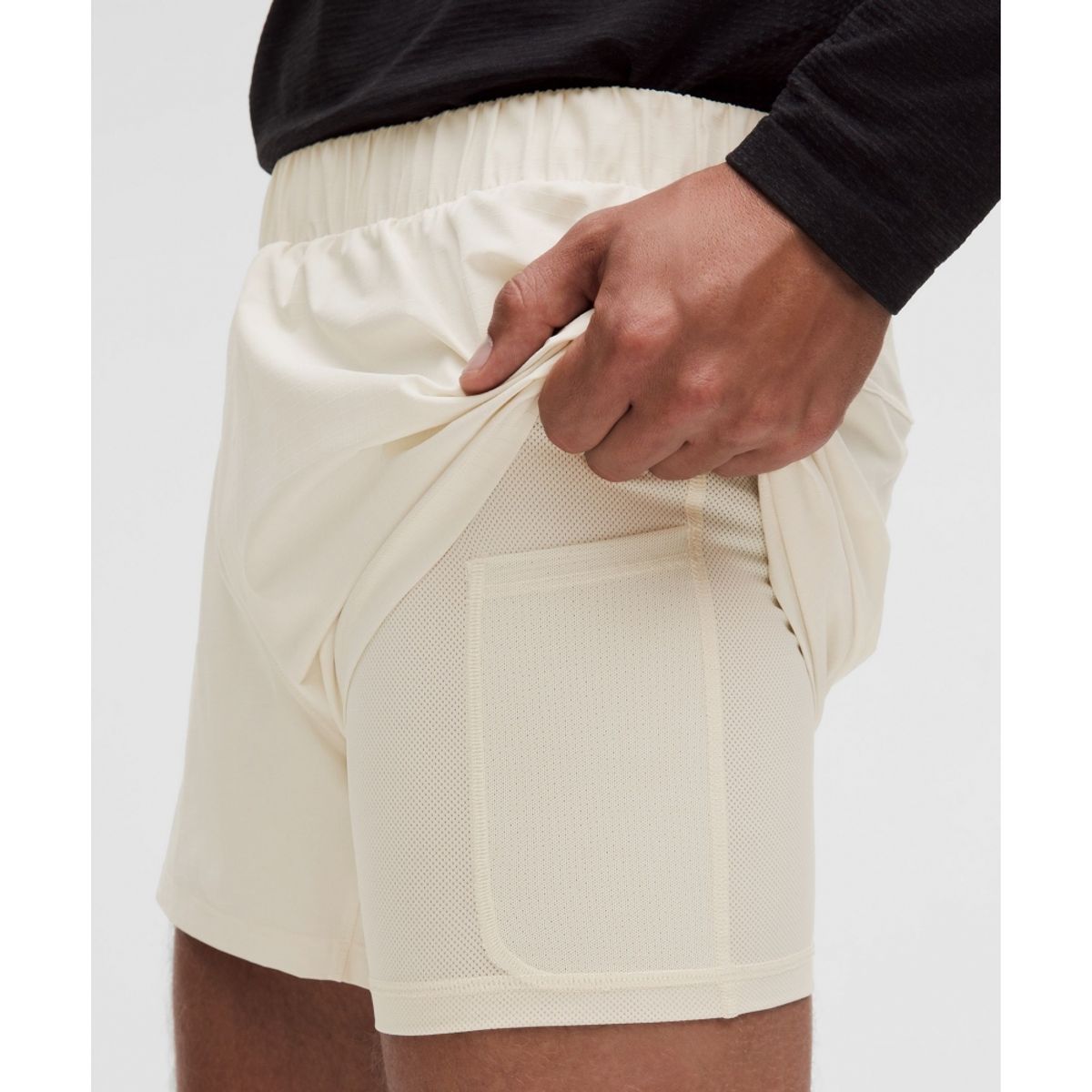 룰루레몬(LULULEMON) 마일 메이커 립스탑 라인드 쇼츠 4inch  LTIV