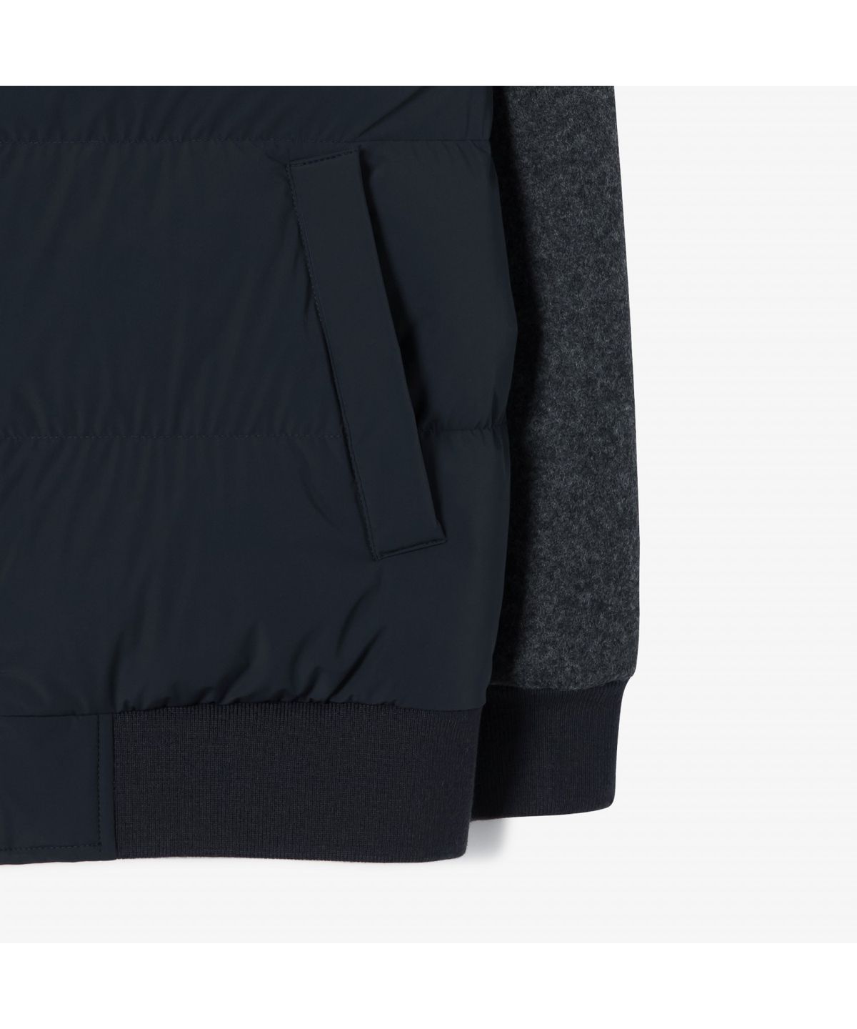 라코스테(LACOSTE) 남성 울 저지 하이브리드 자켓 BH883E-55N HDE