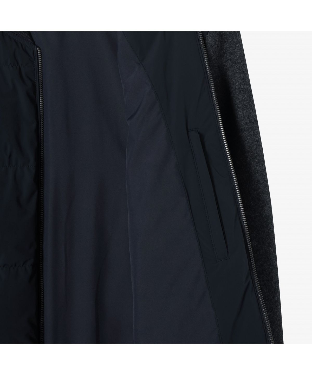 라코스테(LACOSTE) 남성 울 저지 하이브리드 자켓 BH883E-55N HDE