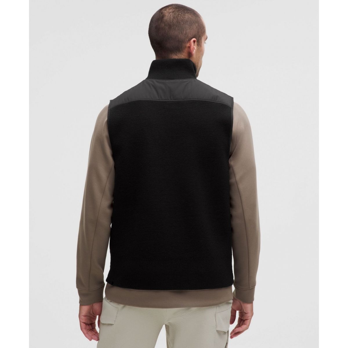 룰루레몬(LULULEMON) 워터 리펠런트 풀집 스웨터 베스트  BLK