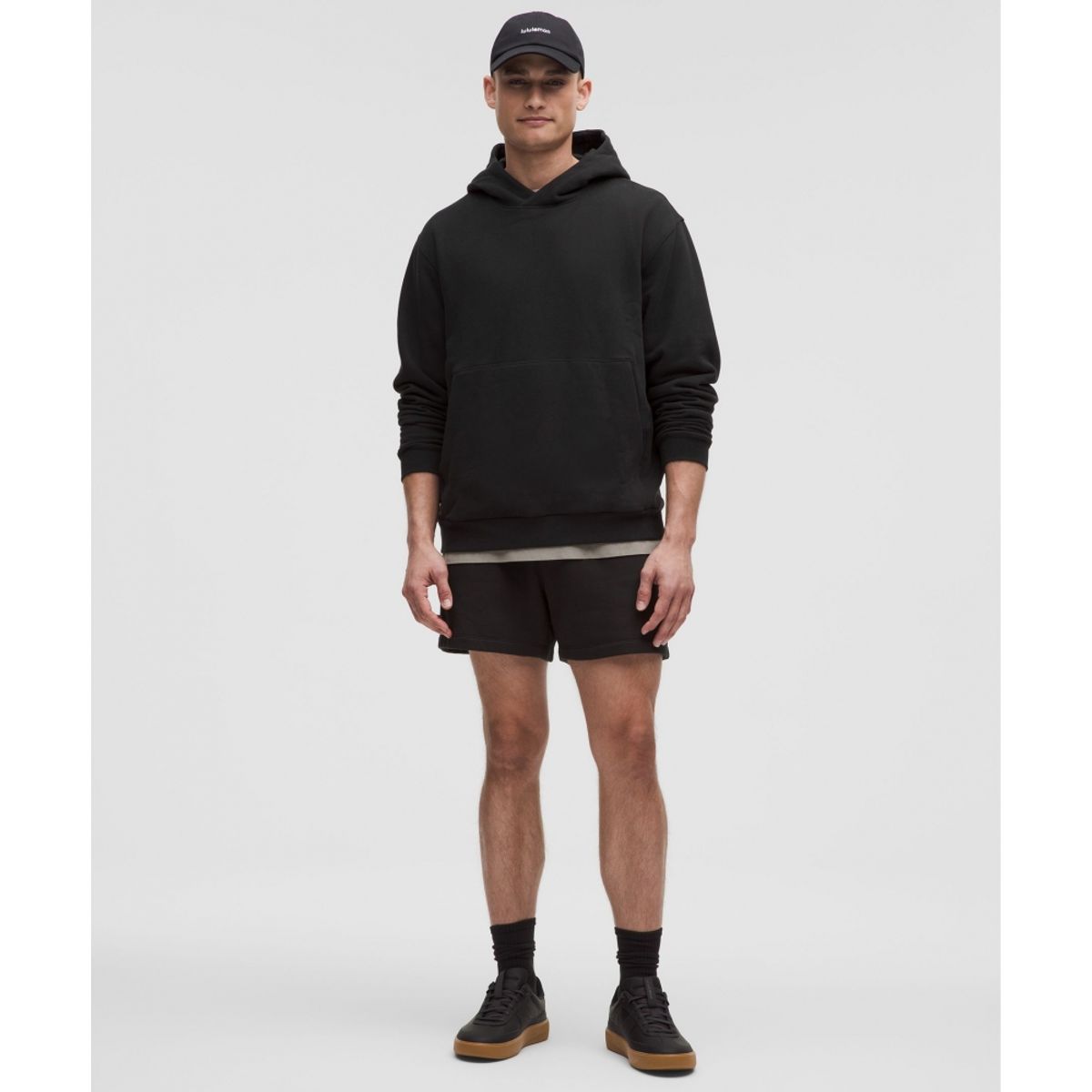 룰루레몬(LULULEMON) 스테디 스테이트 풀오버 후디  BLK