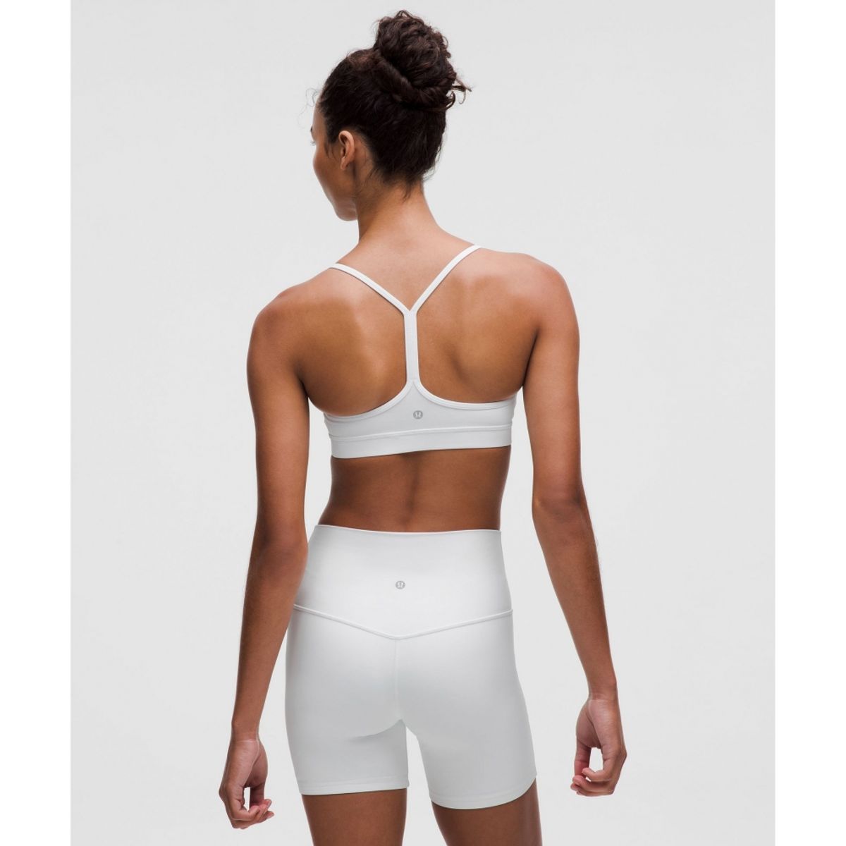 룰루레몬(LULULEMON) 플로우 Y 브라 Nulu *라이트 서포트, A C컵  WHT