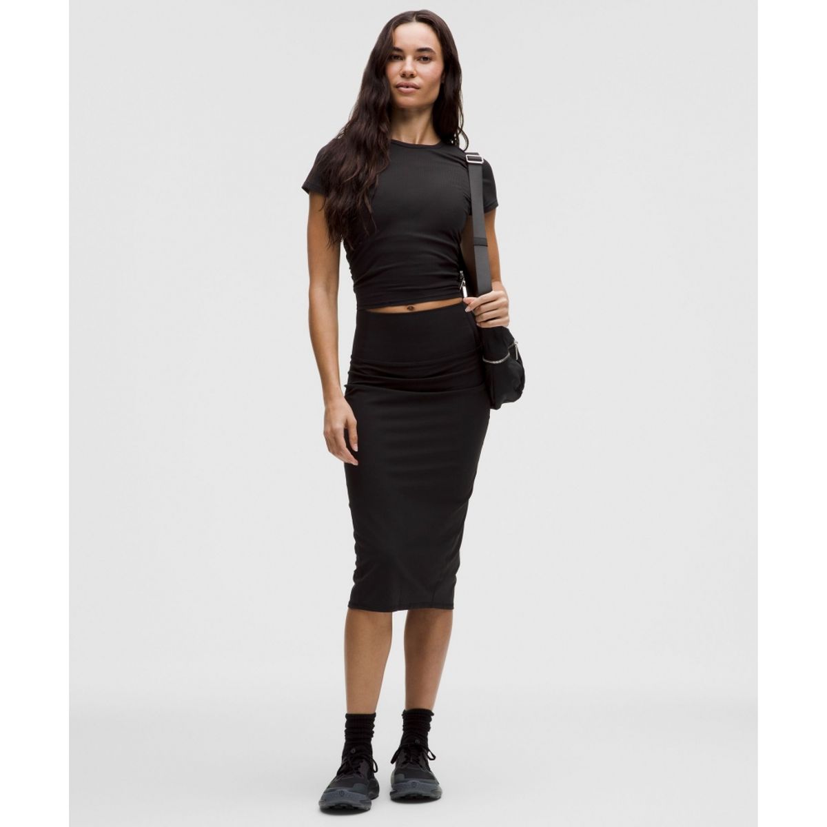 룰루레몬(LULULEMON) 올 잇 테익스 리브드 Nulu 티셔츠  BLK