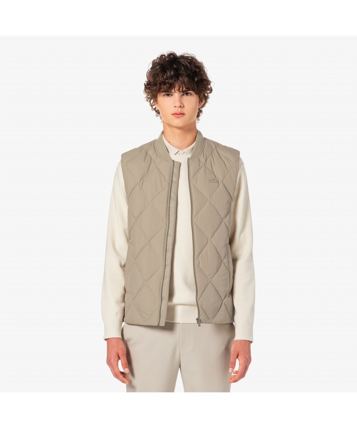 라코스테(LACOSTE) 남성 다이아 퀼팅 다운 베스트 BH282E-55N 02S