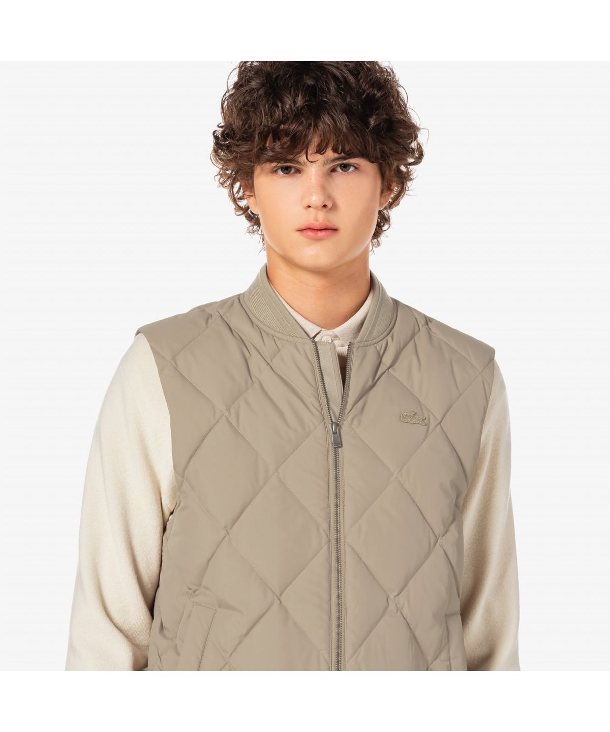 라코스테(LACOSTE) 남성 다이아 퀼팅 다운 베스트 BH282E-55N 02S