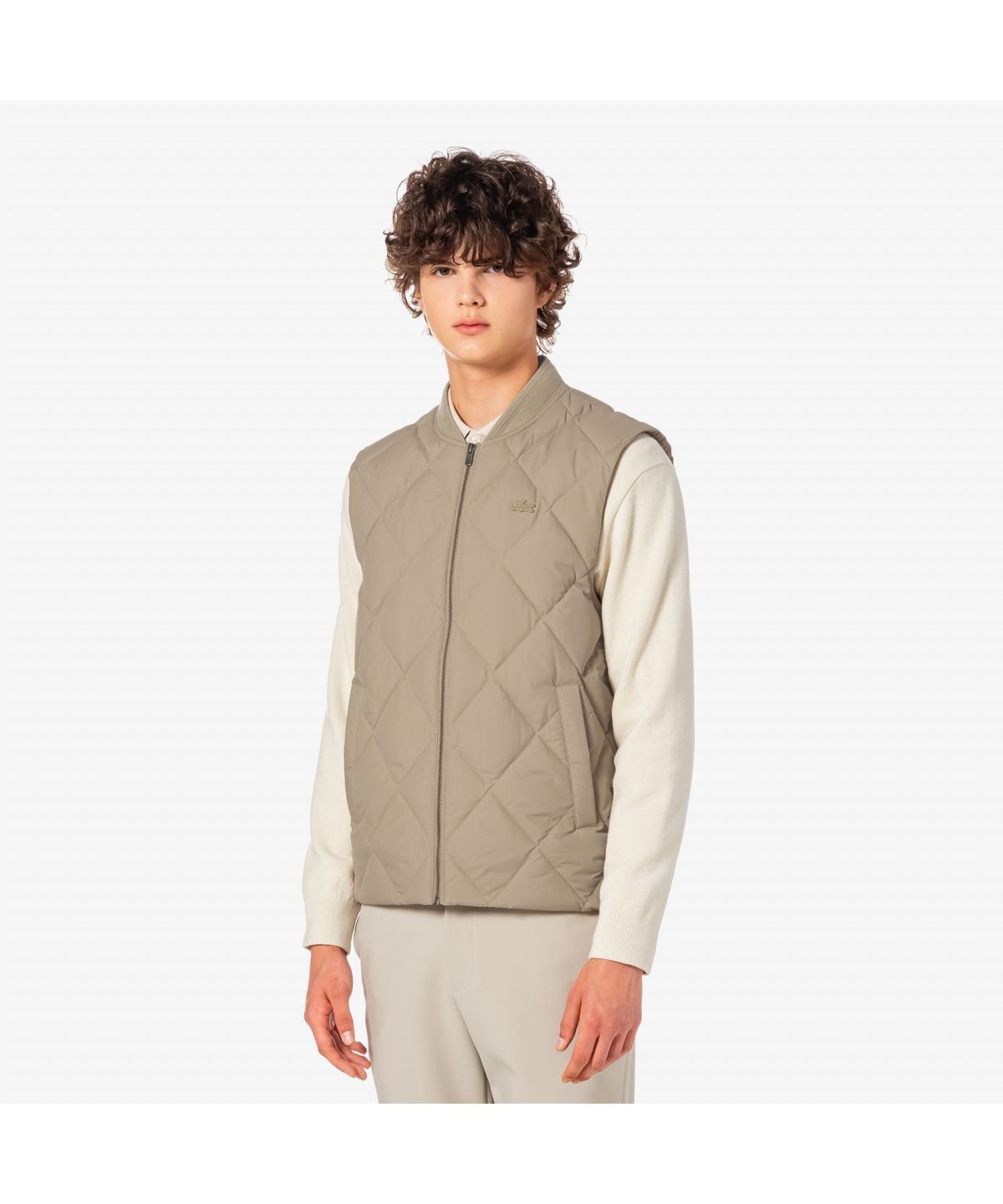 라코스테(LACOSTE) 남성 다이아 퀼팅 다운 베스트 BH282E-55N 02S