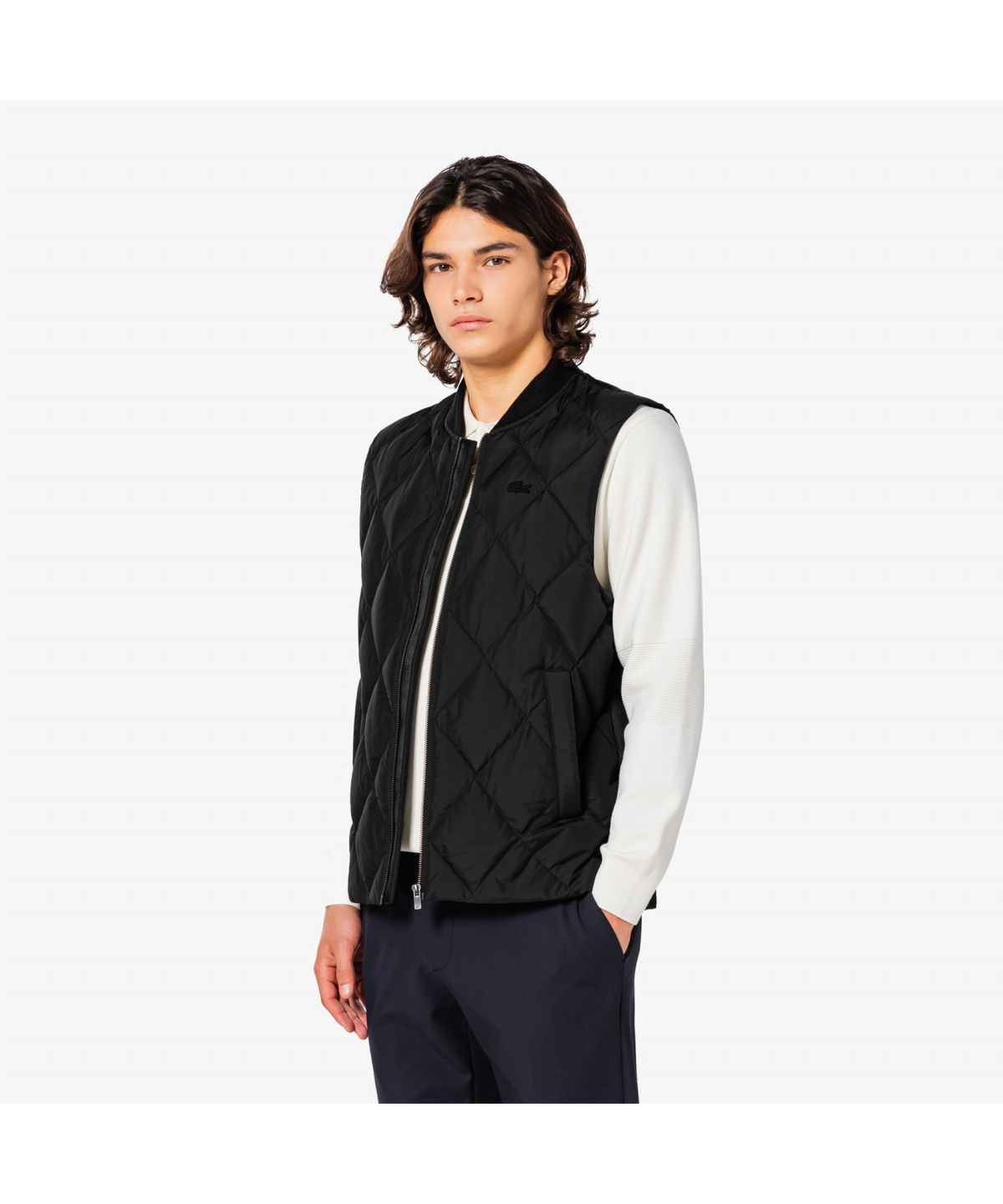 라코스테(LACOSTE) 남성 다이아 퀼팅 다운 베스트 BH282E-55N 031