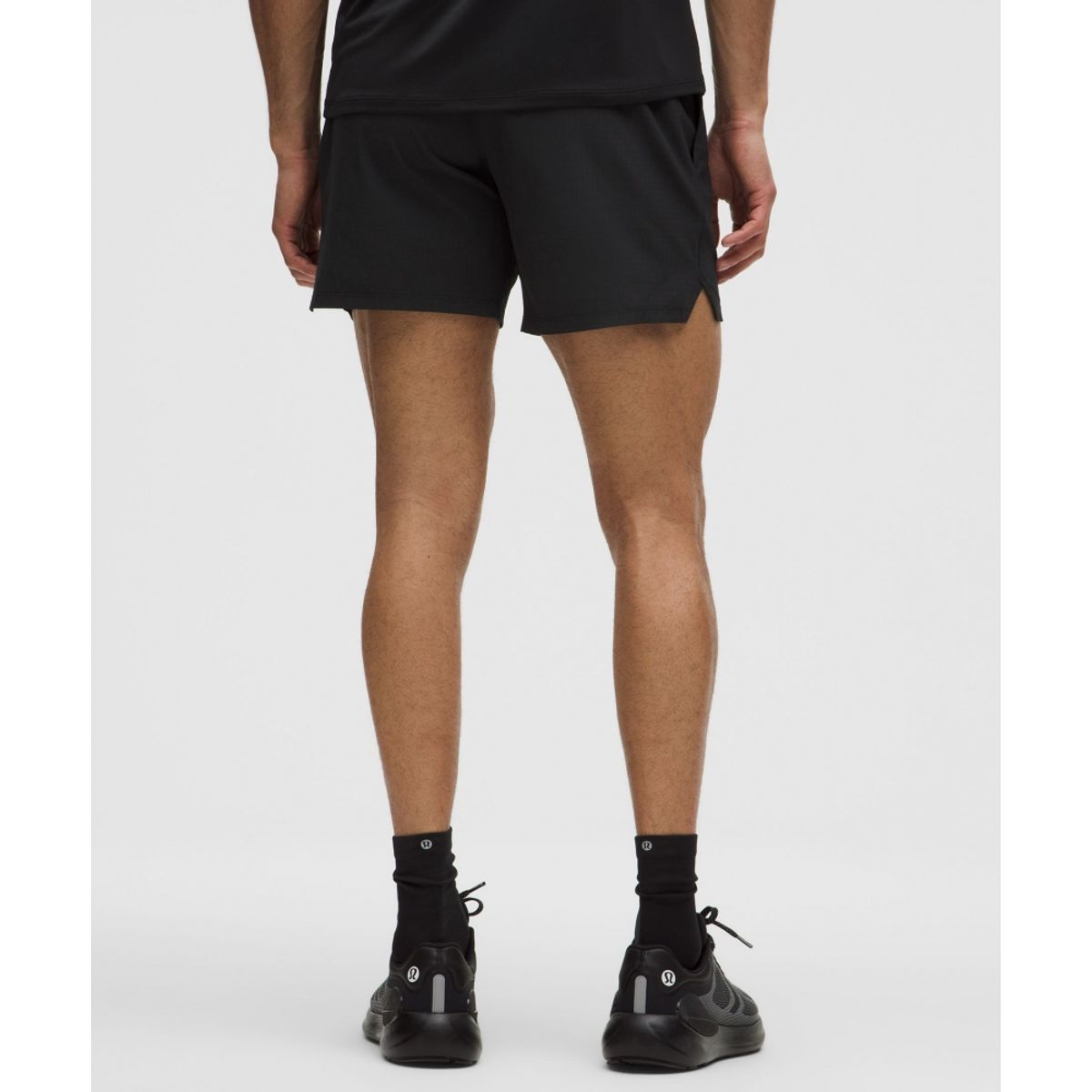 룰루레몬(LULULEMON) 마일 메이커 런 크루 립스탑 라이너리스 쇼츠 6inch  BLK