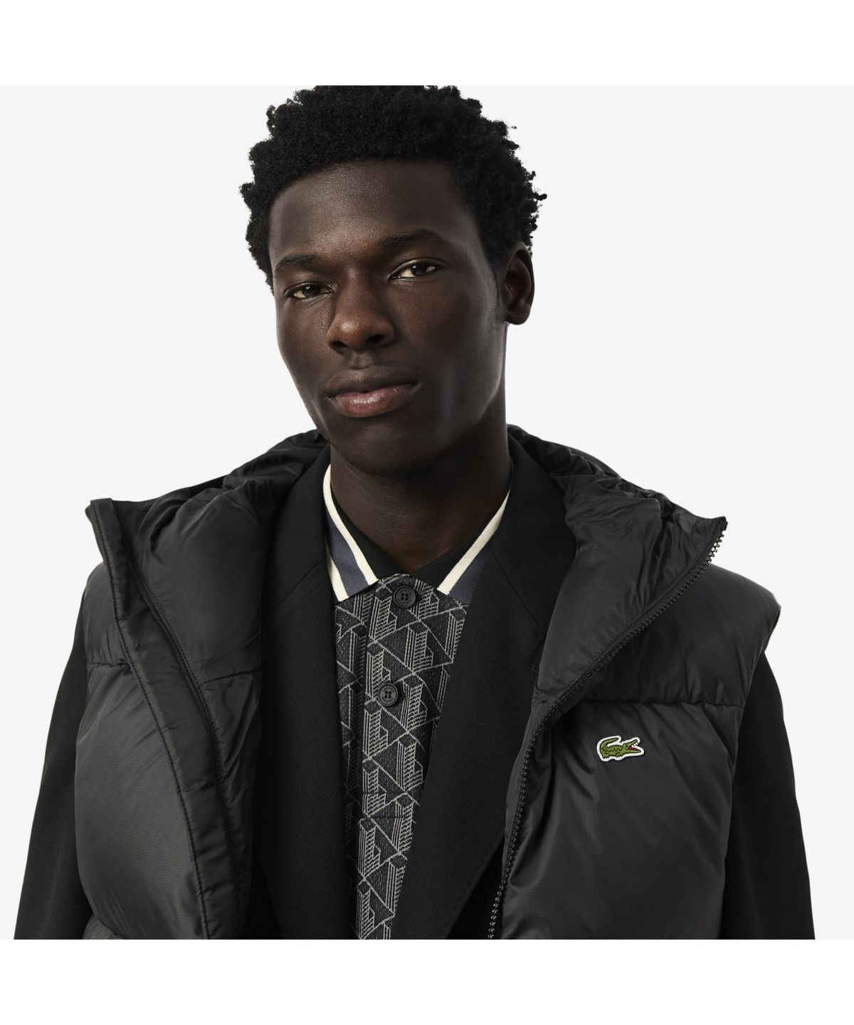 라코스테(LACOSTE) 남성 립스탑 덕다운 베스트 BH2895-55N 031