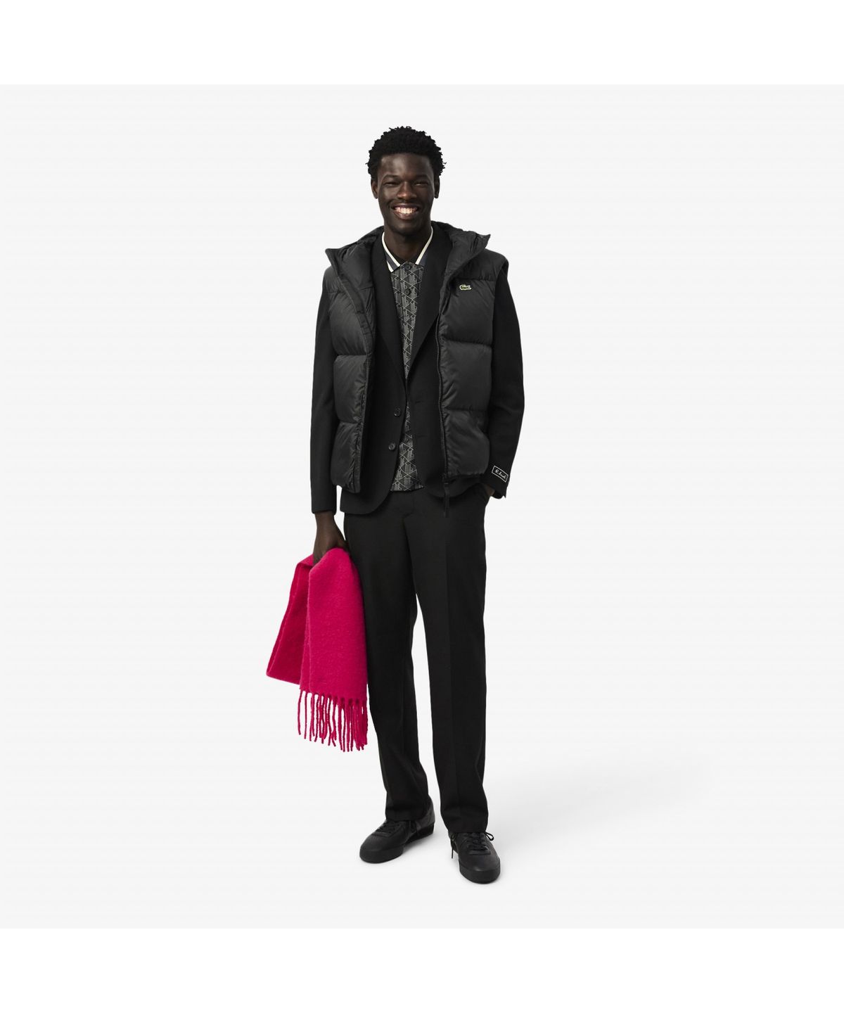 라코스테(LACOSTE) 남성 립스탑 덕다운 베스트 BH2895-55N 031