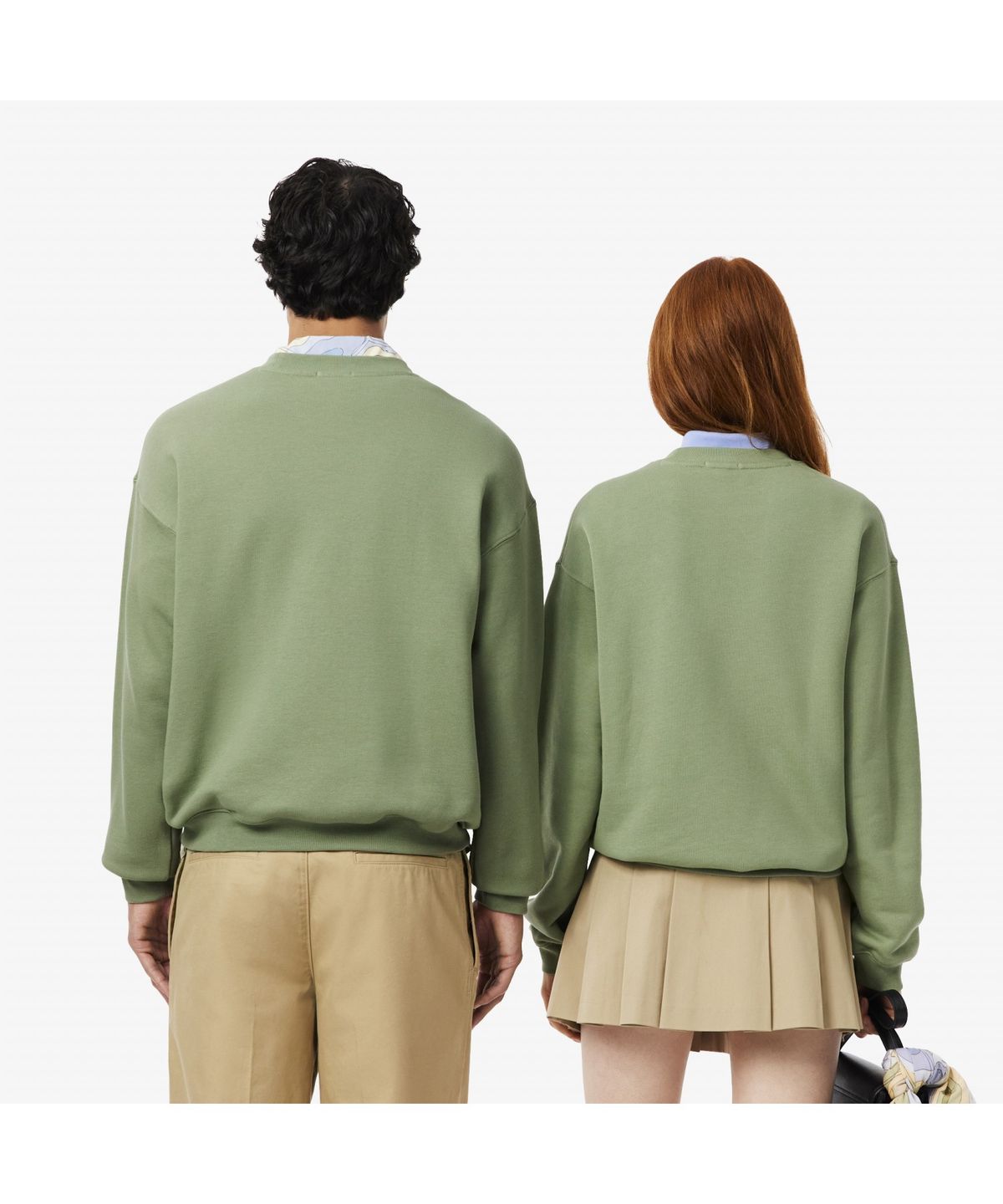 라코스테(LACOSTE) 남성 루즈핏 크루넥 풀오버 SH7745-55N S86